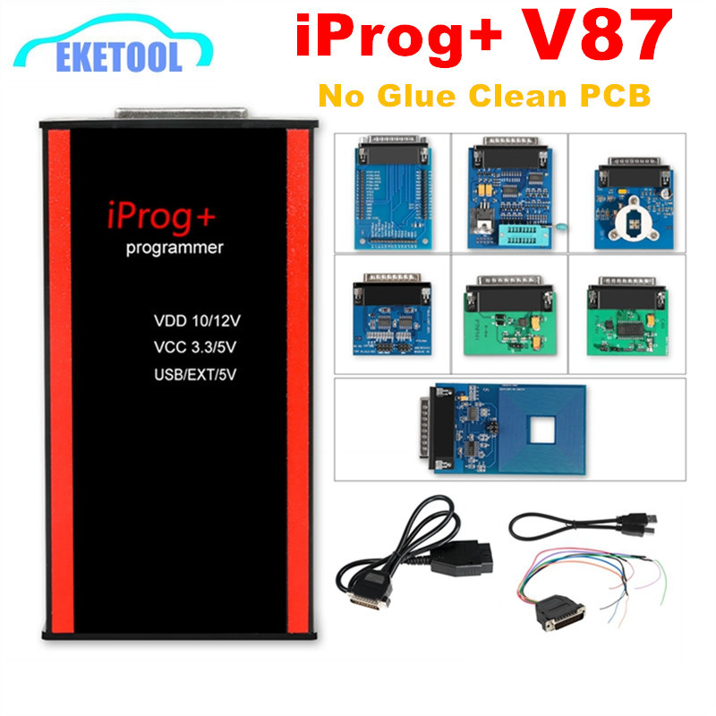 V87 iPROG Iprog Pro programator obsługuje 2019 rok 3 in1 IMMO Reset poduszki powietrznej zastępuje Carprog Digiprog Tango iProg