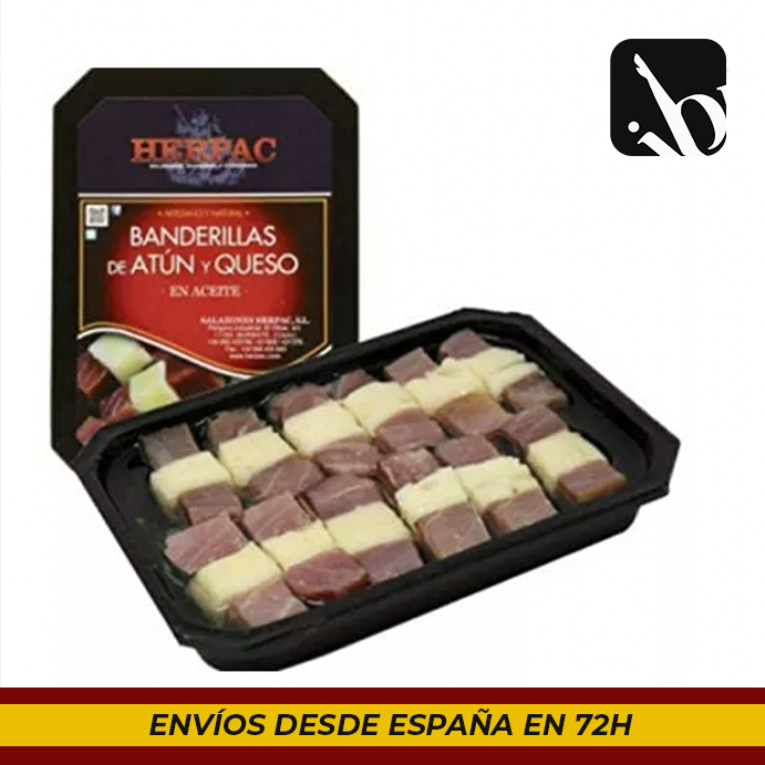 Atum e queijo com 42 unidades, pode se tornar vinte. Defumadores de atum defumado e queijo preservado com óleo.