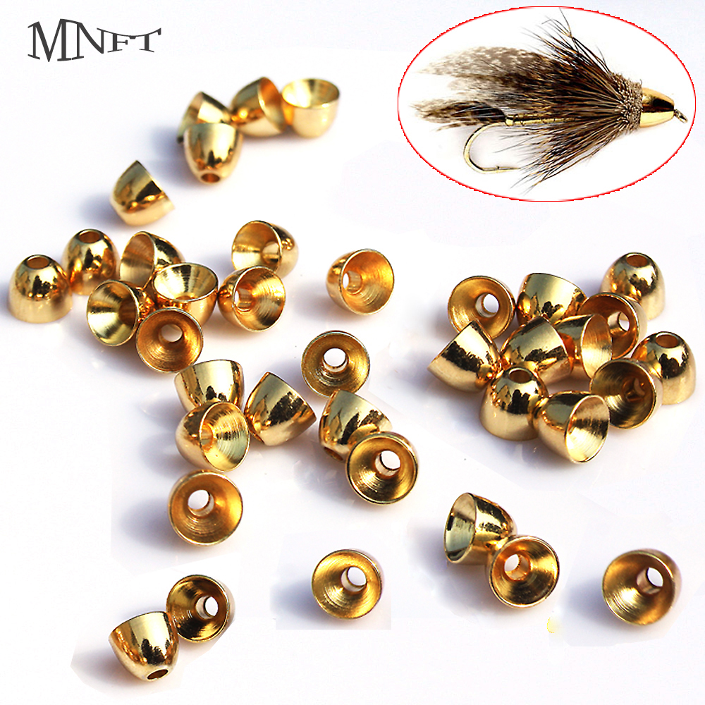 MNFT 10Pcs/lot Wysokiej jakości mosiężne głowice stożkowe Koraliki do wiązania much Zestawy do wiązania głowicy Tubefly Rozmiar materiału: 4/ 4.8 / 5.5/ 6.3MM