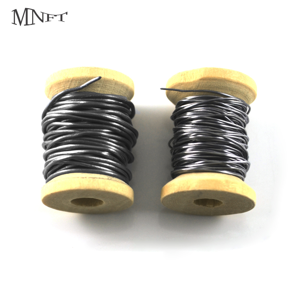 MNFT 2 peças/lote diâmetro 0,5 mm e 1mm fio de chumbo macio redondo para amarração de mosca material de pesca