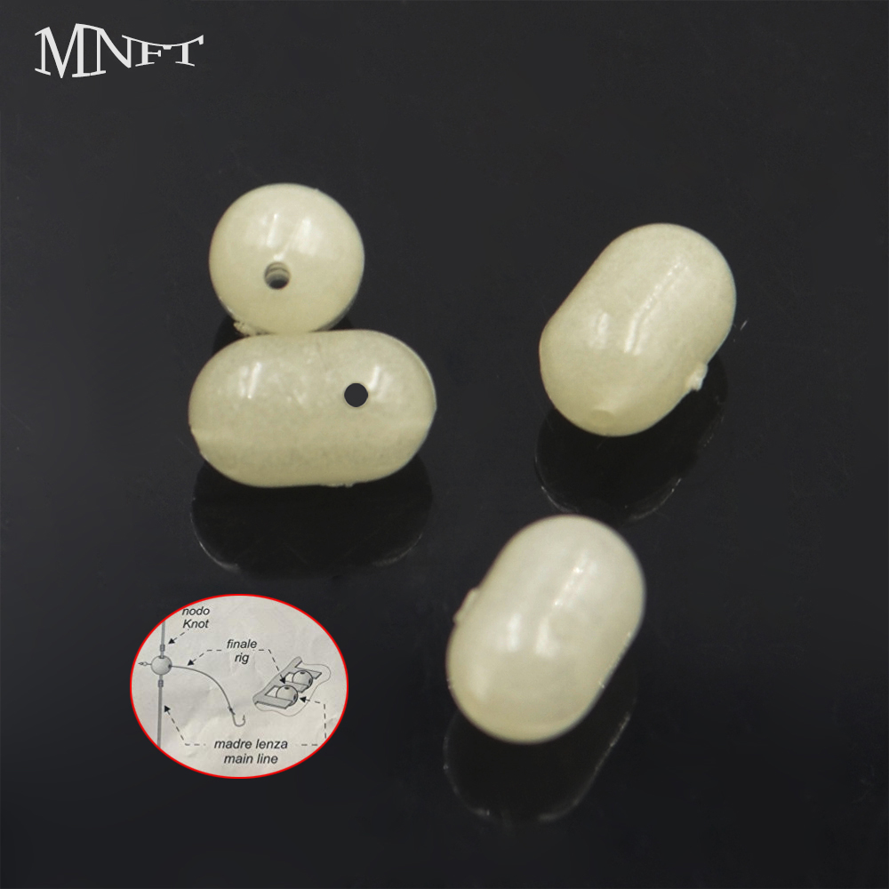 MNFT 500 Uds 5*8MM Cruz de plástico ovalada luminosa plástico doble perla taladro plástico transparente cuentas transparentes