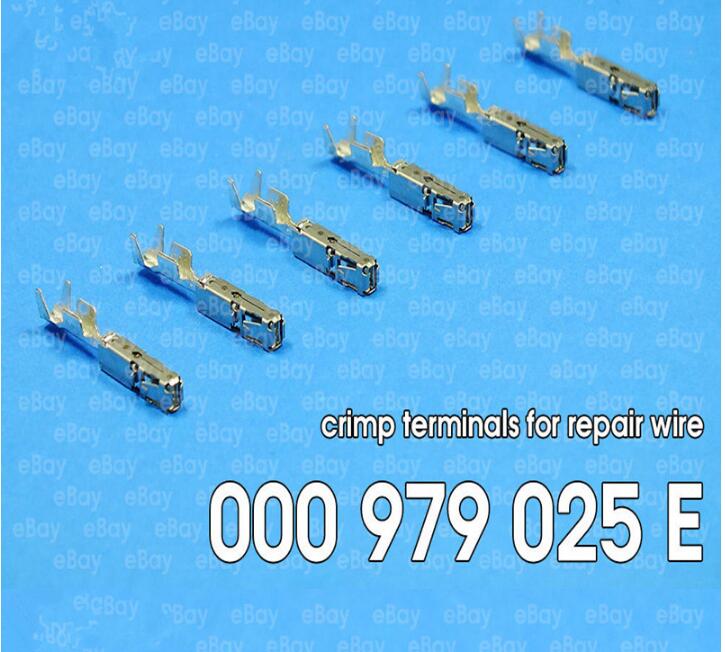 Envío Gratis 20/28/50/100/200/500/1000 unids/lote terminales de engarzado ( pines) para cable de reparación 000979025 E 000 979 025 E