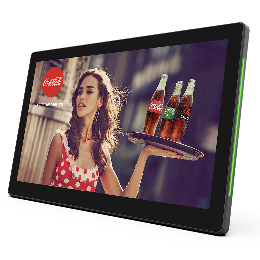 10 Inch Wandmontage Android Tablet Pc Met Poe, Multi Color Led Indicator In Wit En Zwart, 75*75Mm Vesa, Aangepaste Beugel
