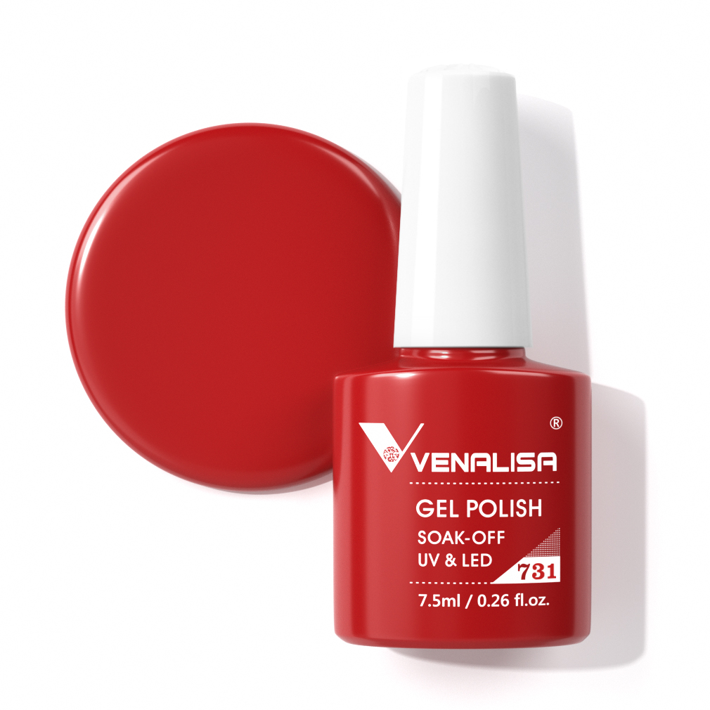 Venalisa VIP3 กึ่งถาวรความงามเจลเล็บ Top Coat Nowipe Glitter Pastel เคลือบเงาแสงสีม่วงเล็บเจล