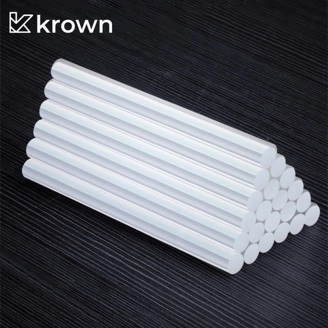Krrown 10-11mm/7mm x 180mm klej silikonowy sztyfty o silnej lepkości półprzezroczyste topi się topi się naklejki naklejki dla pistolet do kleju DIY przemysłowe naprawa domu