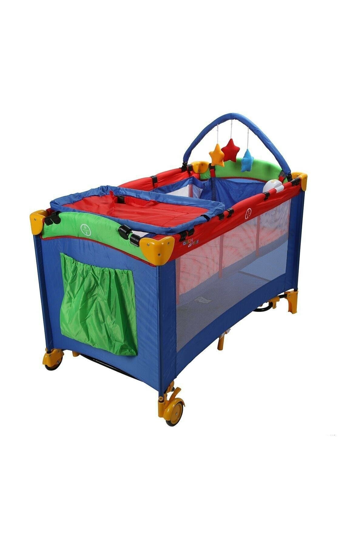 Bayi Plus Bayi Bermain Perjalanan Dilipat Playpen Tempat Tidur Anak-anak atau Tempat Tidur Bayi